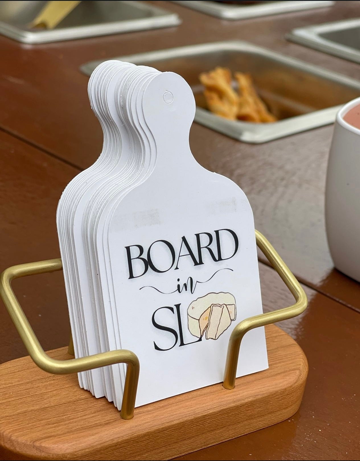 Rectangle Board Shape Business Cards