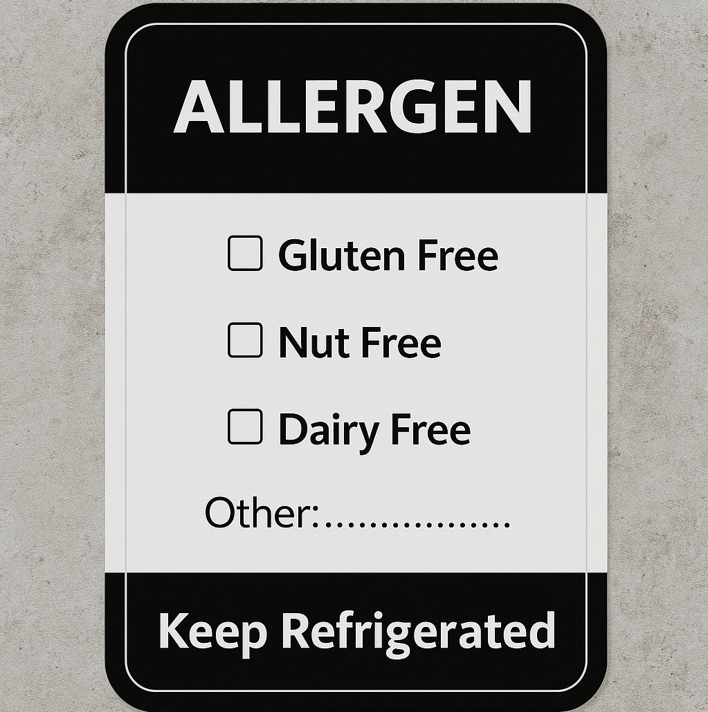 Custom Allergen Labels