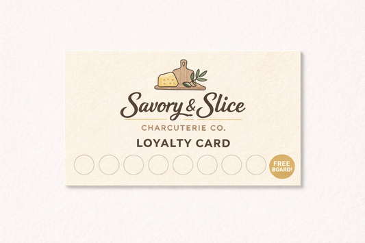 Custom Loyalty Punch Card
