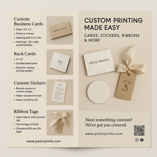 Custom Brochure – Bi-Fold & Tri-Fold