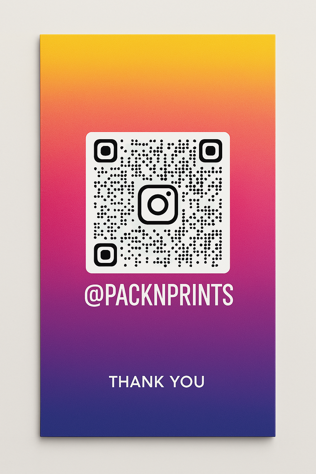 Custom Instagram Business Cards | Square Social Media Cards