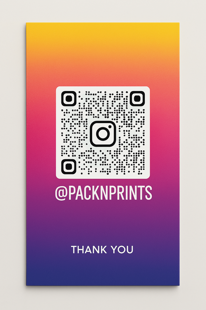 Custom Instagram Business Cards | Square Social Media Cards