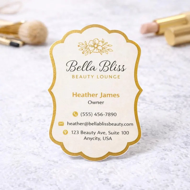Custom Shape Die Cut Cards | Unique Branded Business Cards for Any Industry