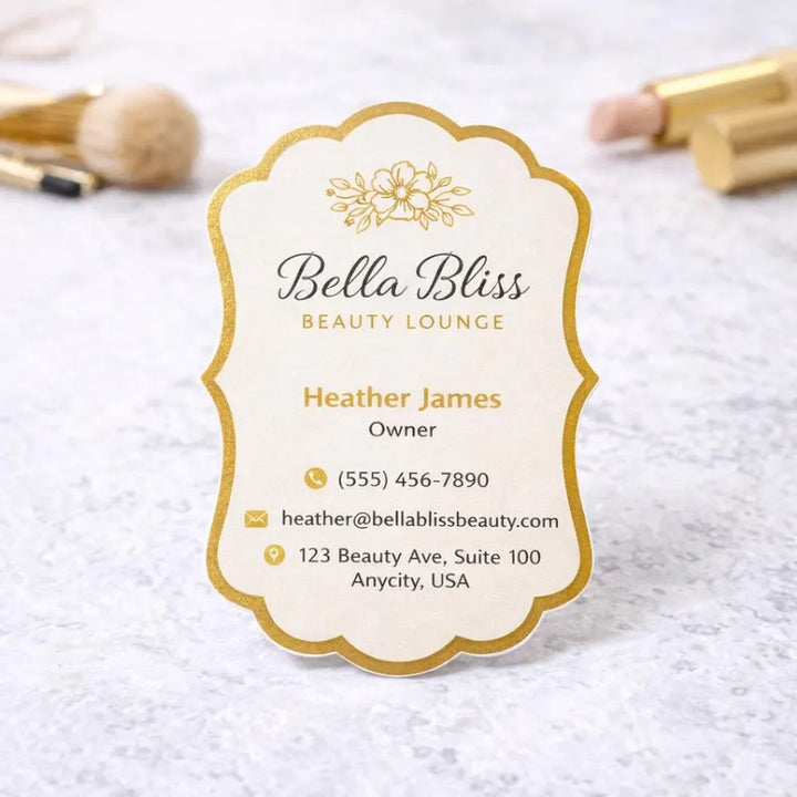 Custom Shape Die Cut Cards | Unique Branded Business Cards for Any Industry