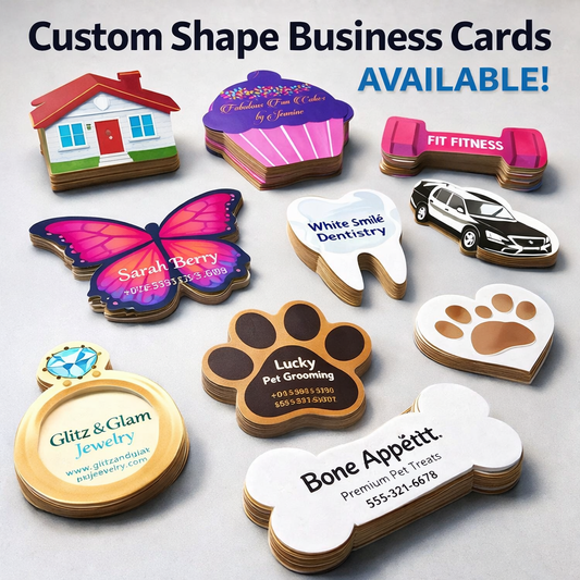 Custom Shape Business Cards