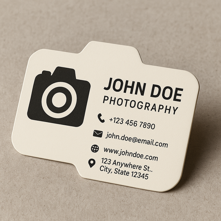 Custom Shape Die Cut Cards | Unique Branded Business Cards for Any Industry