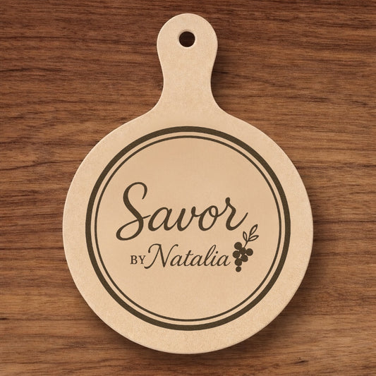 Round Board Shape Business Cards