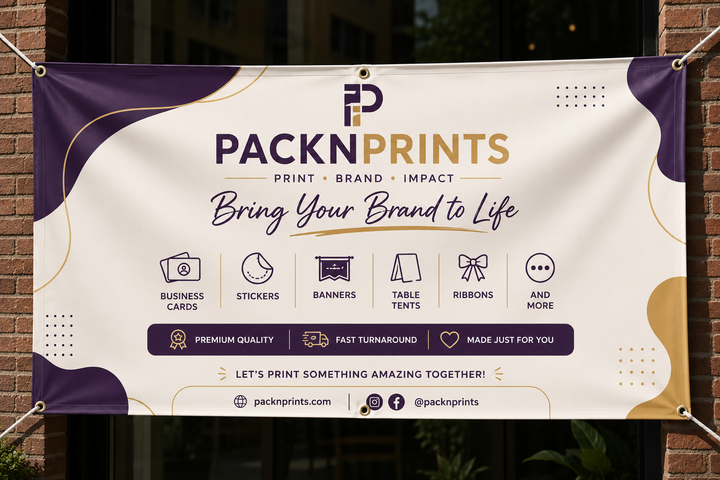 Custom Vinyl Banners | Personalized Business Banners with Your Logo | Indoor &amp; Outdoor Advertising Signs