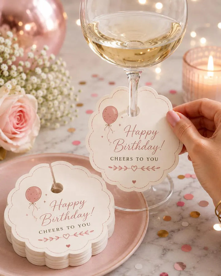 Personalized Wine Glass Tags