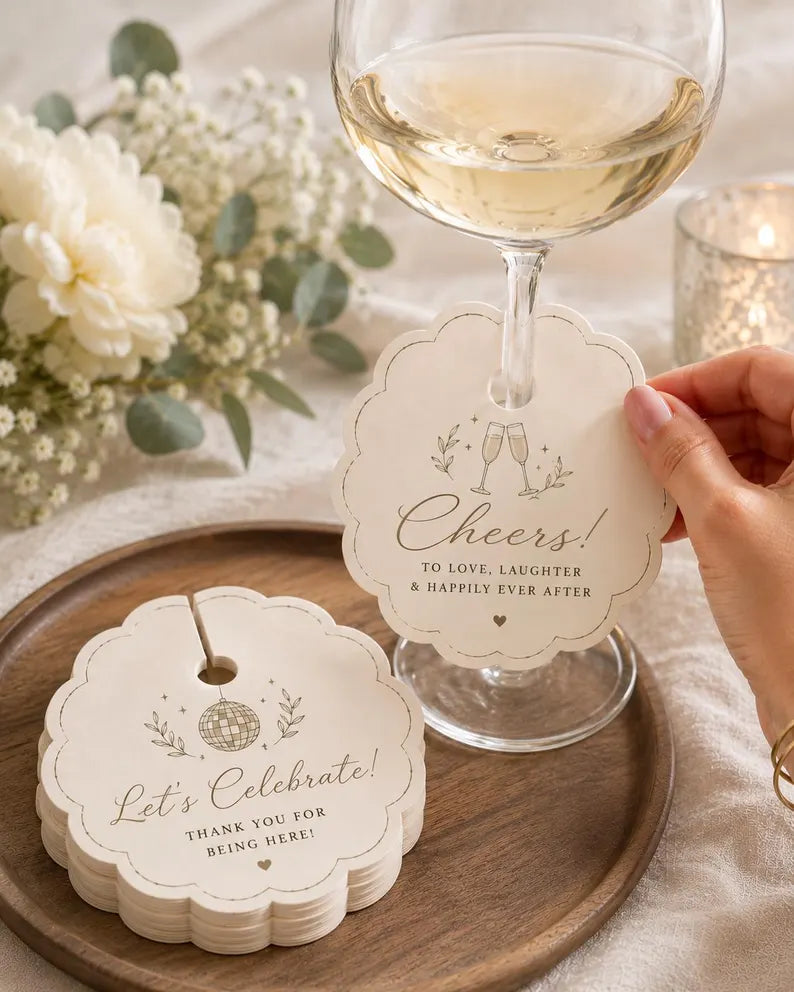 Personalized Wine Glass Tags