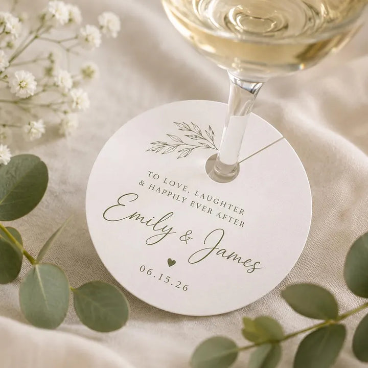 Personalized Wine Glass Tags