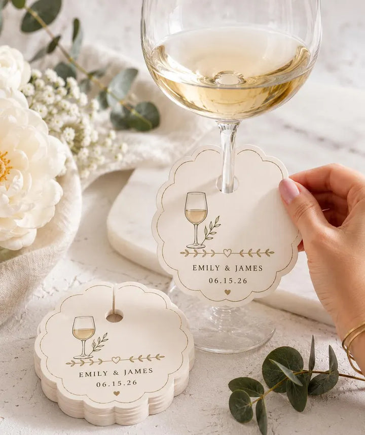Personalized Wine Glass Tags