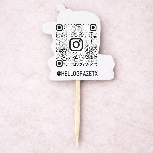 Custom Logo Cupcake Toppers