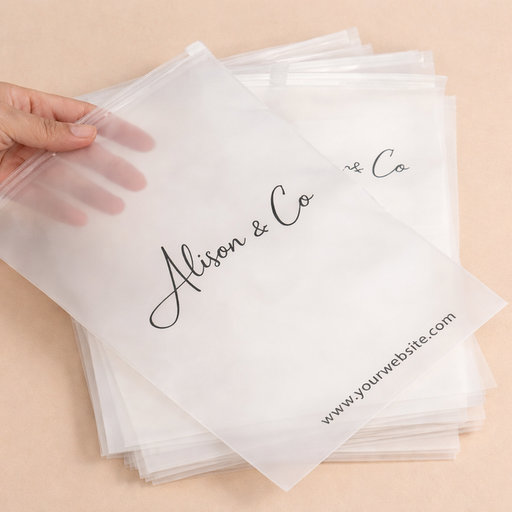 Custom Frosted Bags | Personalized Logo Frosted Packaging Bags