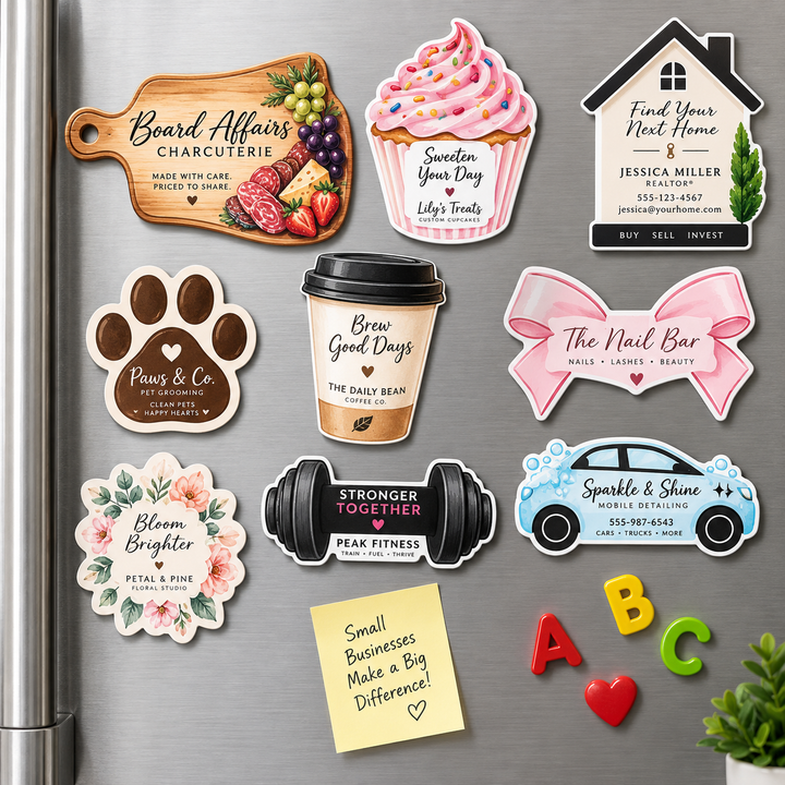 Custom Logo Fridge Magnets – Personalized Business Magnets