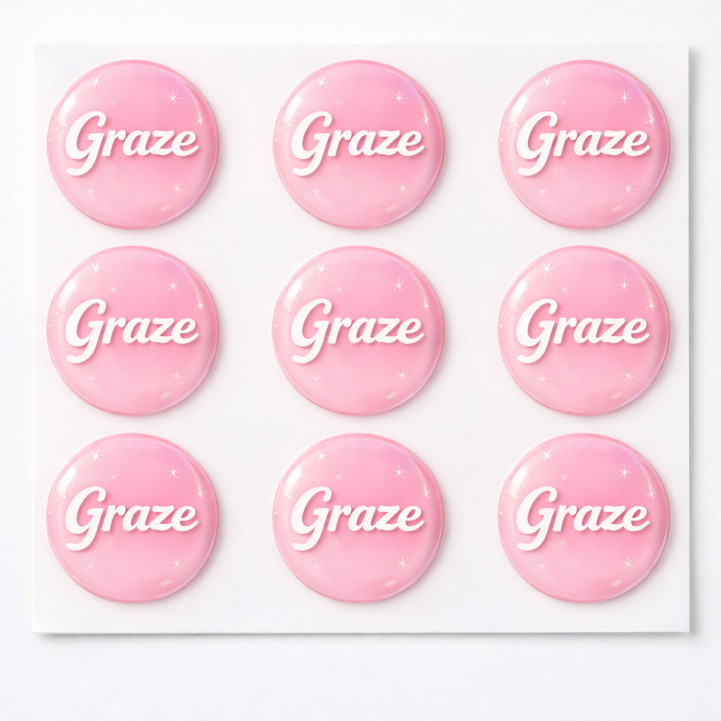 Pink buttons with &