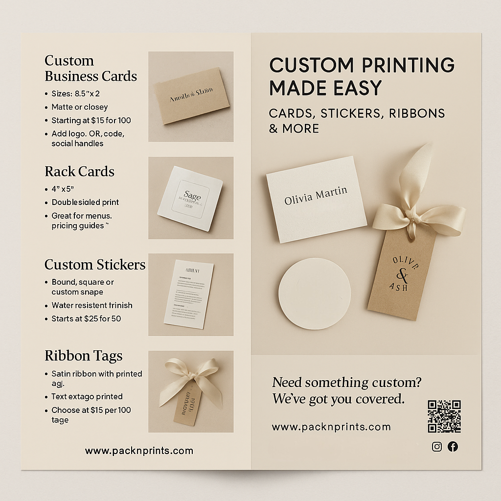 Custom Brochures | Bi-Fold &amp; Tri-Fold Printed Brochures for Business