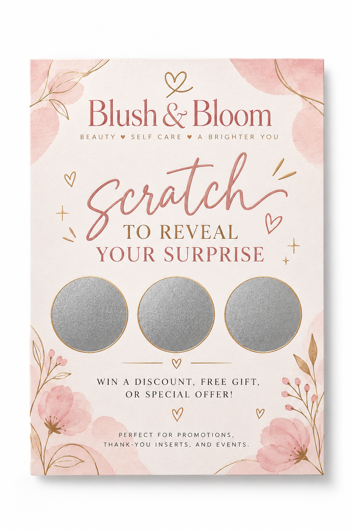 Custom Scratch Cards | Interactive Scratch-Off Promotional Cards